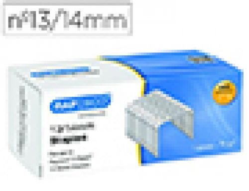 Agrafes rapesco galvanizados 13/14 caixa de 5000 unidades , Rapesco , 155364 , 5018505555340